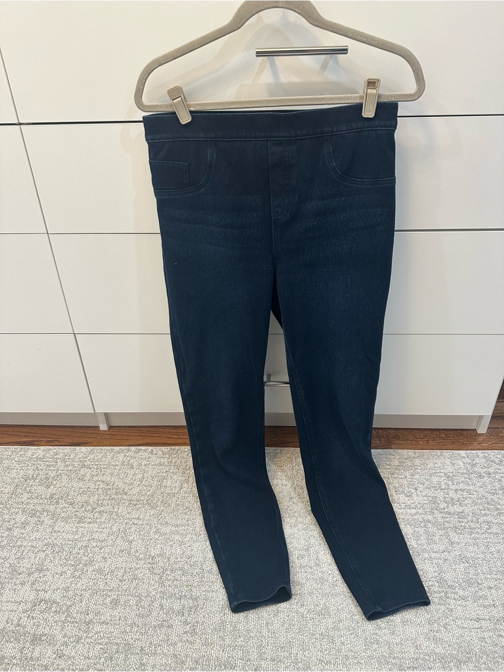 Spanx Women’s Dark Blue Stretch Skinny Jeans Size L